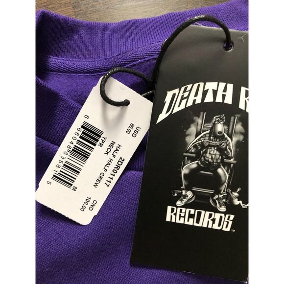 Death Row Records Half Half Crew Neck Mens Sz M - Picture 4 of 10